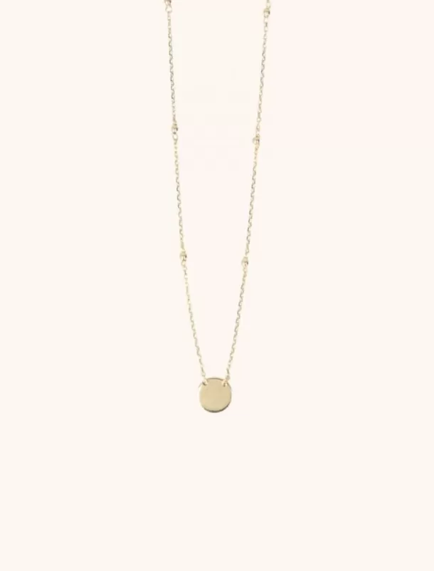 Outlet 9 Karaat Ketting Clear Coin Classic