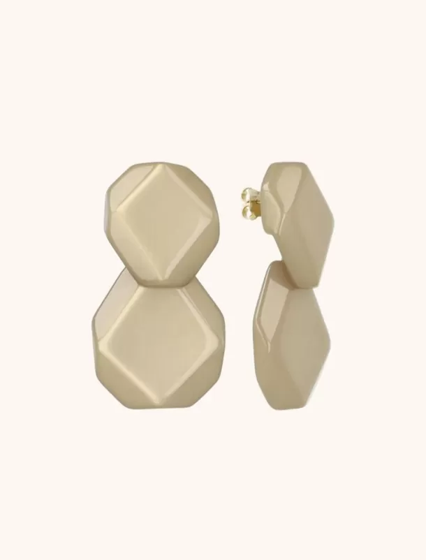 Cheap Beige Oorbellen Zola Rock Deluxe M Resin