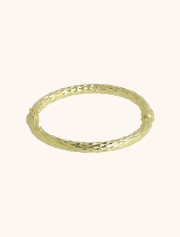 Outlet Classic Armband Bangle Ruit Behandeld Armbanden