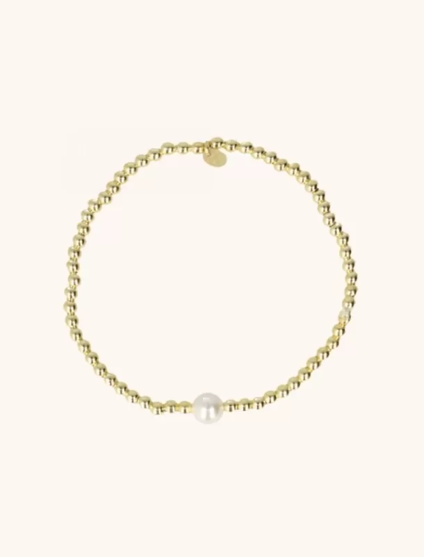 Discount Elastic Pearl M Armband Armbanden