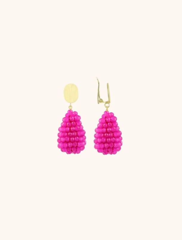 Store Fuchsia Oorbellen Amy Cone Xs Clip Clip Oorbellen