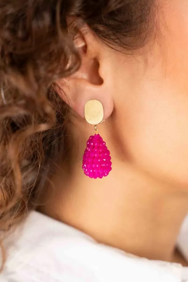 Store Fuchsia Oorbellen Amy Cone Xs Clip Clip Oorbellen