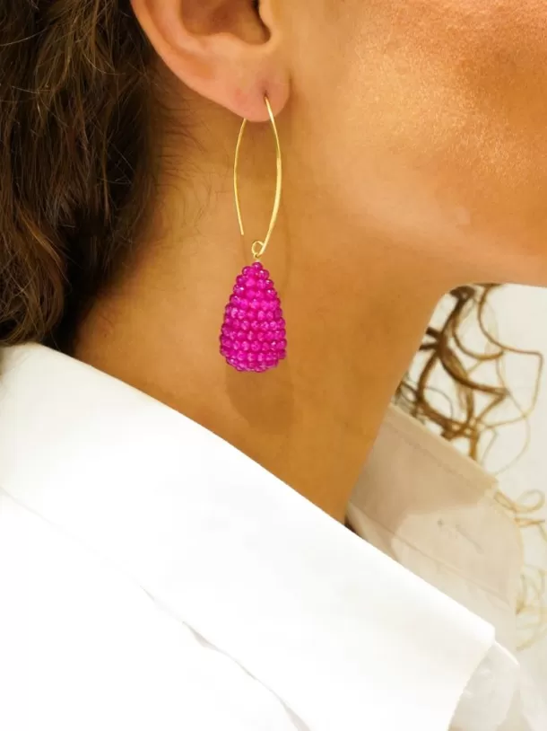 Clearance Fuchsia Oorbellen Amy Glassberry Cone S Glassberry