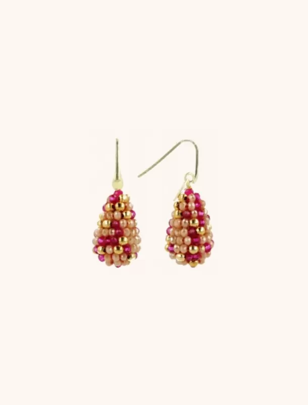 Store Fuchsia Tangerine Oorbellen Amy Cone Xs Glassberry