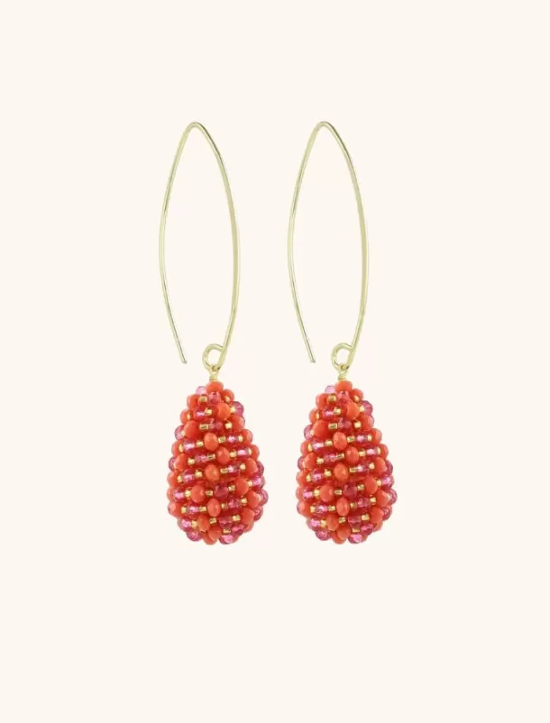 Hot Gemixt Oranje Oorbellen Amy Cone S Glassberry