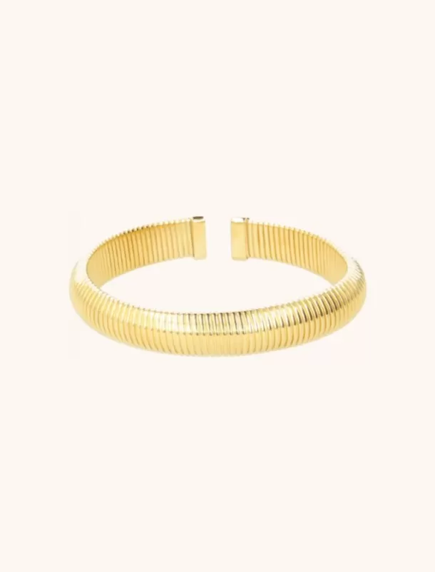 Best Sale Goudkleurige Armband Bangle L Roxy Armbanden