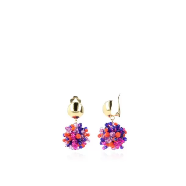 Best Mixed Koningsblauwe Clip Oorbellen Louise Glassberry Globe S Dubbel Tonal Clip Oorbellen