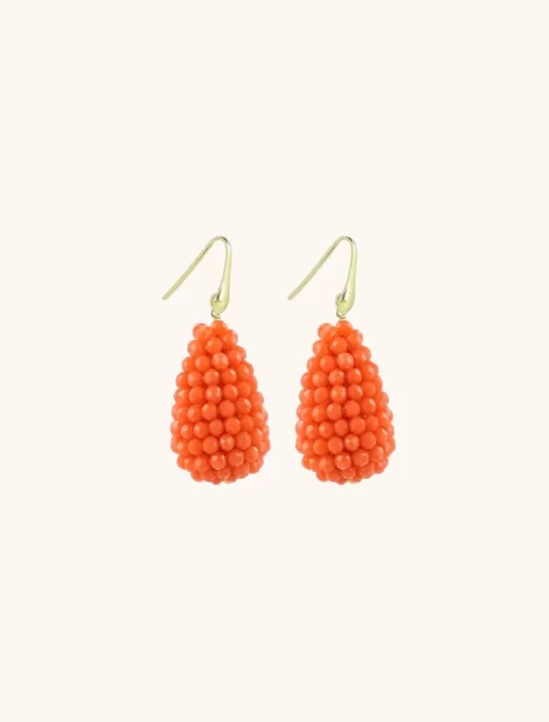 Best Sale Oranje Oorbellen Amy Cone S Glassberry