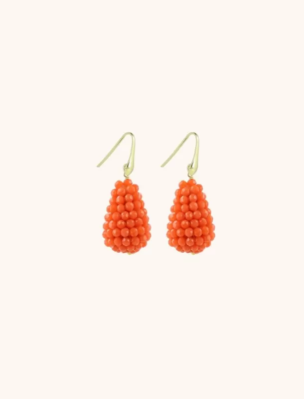 Cheap Oranje Oorbellen Amy Cone Xs Glassberry