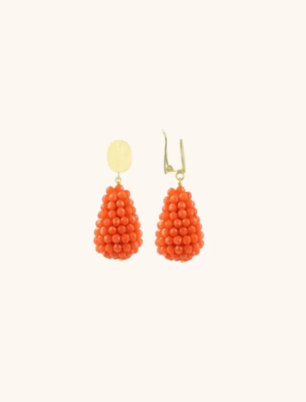 New Oranje Oorbellen Amy Cone Xs Clip Clip Oorbellen