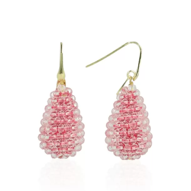 New Roze Oorbellen Amy Cone S Glassberry