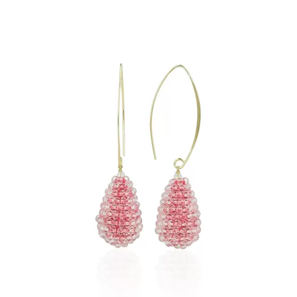 New Roze Oorbellen Amy Cone S Glassberry