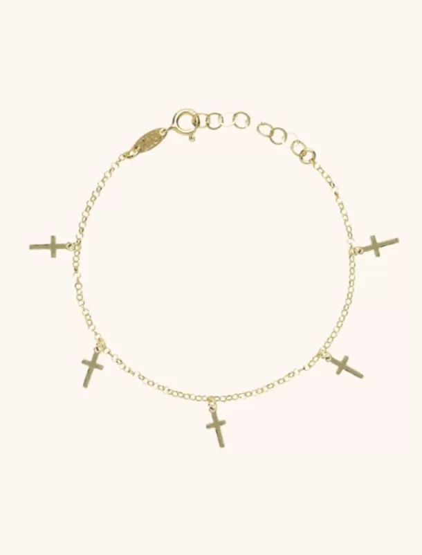 Flash Sale Symbool 5 Little Cross Armband Armbanden