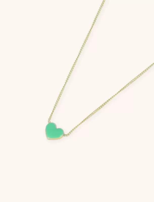 Sale Symbool Ketting Hart Groen Kettingen