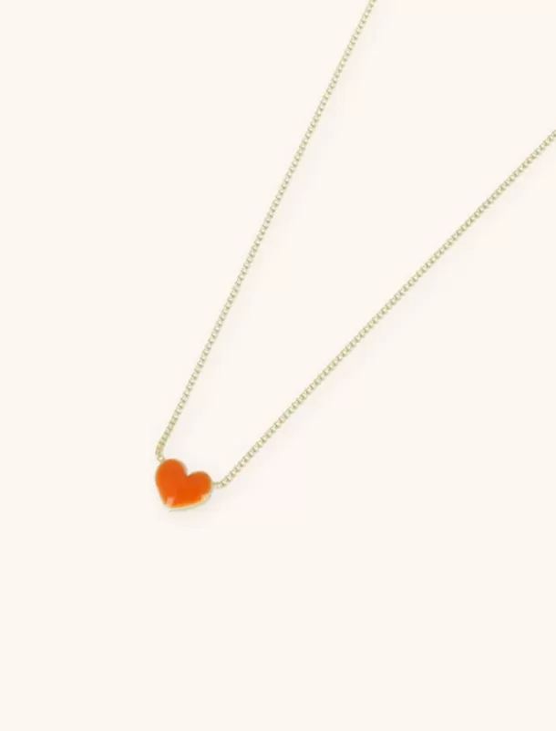 Best Symbool Ketting Hart Oranje Kettingen