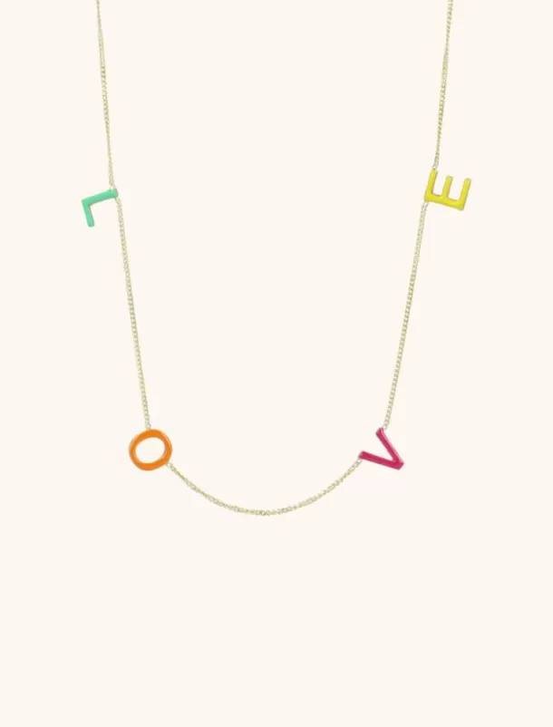 Sale Symbool Love Ketting Multicolor Kettingen