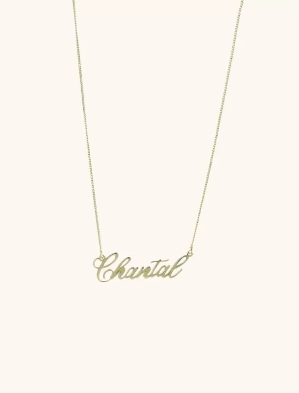 Outlet Vintage Naam Ketting 5-7 Letters Kettingen